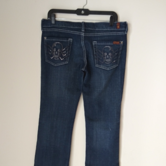 Seven for Mankind skull jeans size 28 - Picture 2 of 11